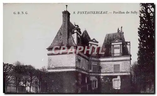 Cartes postales Fontainebleau Pavillon de Sully