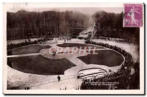 Cartes postales Le carrefour de l&#39armistice Foret de Compiegne