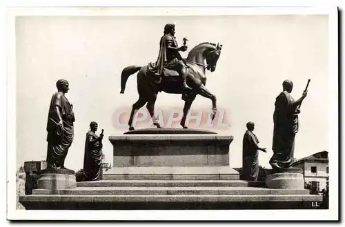 Cartes postales Ajaccio Monument de Napoleon et ses quatres freres par Barye