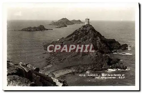 Cartes postales Ajaccio Tour de la Parata et Iles sanguinaires
