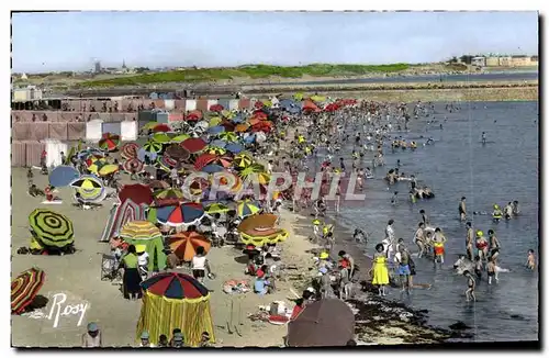 Cartes postales moderne Croix de Vie La plage a l'heure du bain
