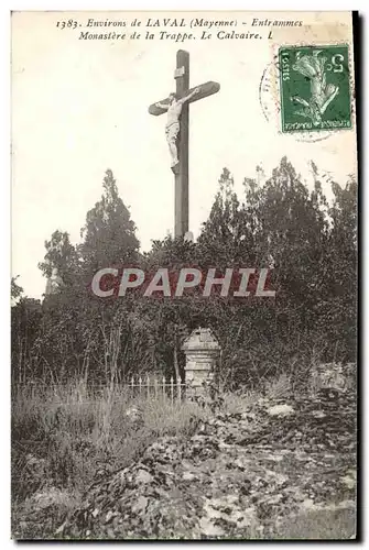 Cartes postales Environs de Laval Entrammes Monastere de la Trappe le calvaire