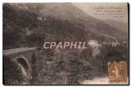 Cartes postales Saint Sauveur Vue prise du pont Napoleon