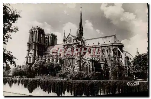 Moderne Karte Notre Dame De Paris L&#39Abside Et Et Cote Sud