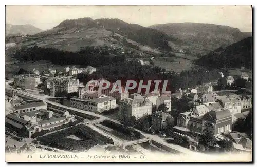 Cartes postales La Bourboule Le Casino Et Les Hotels