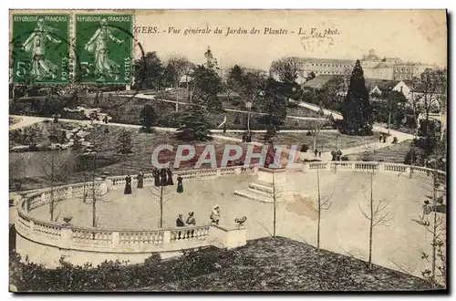 Cartes postales Vue Generale Du Jardin Des Plantes Angers