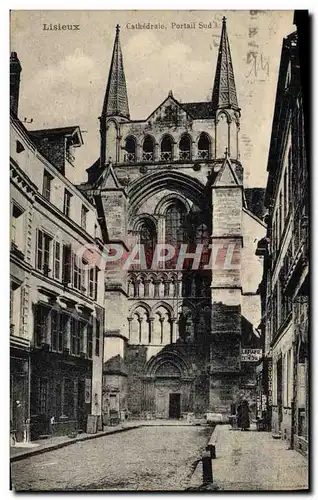 Cartes postales Lisieux Cathedralo Portail Sud