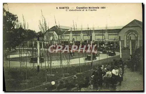 Cartes postales Automobile Nantes Exposition Nationale 1924 L&#39autodrome et le casino