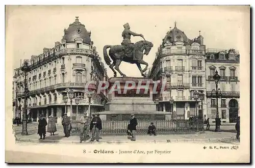 Cartes postales Orleans Jeanne d&#39Arc par Foyatier