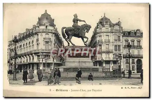 Cartes postales Orleans Jeanne d'Arc par Foyatier