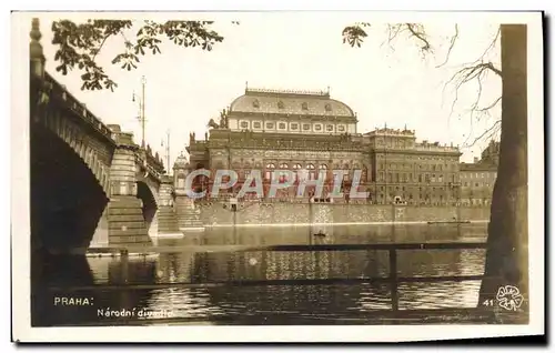 Cartes postales Praha Narodno Divadia