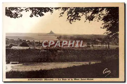 Cartes postales Avranches La Baie Et Le Mont Saint Michel