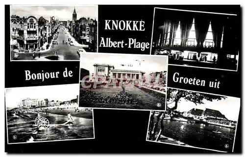 Cartes postales moderne Knokke Albert Plage