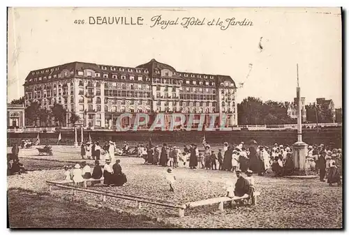 Cartes postales Deauville Royal Hotel Et Le Jardin