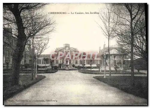 Ansichtskarte AK Cherbourg Le Casino les Jardins