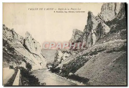 Cartes postales Vallee De L&#39Aude Defile de la Pierre Lys