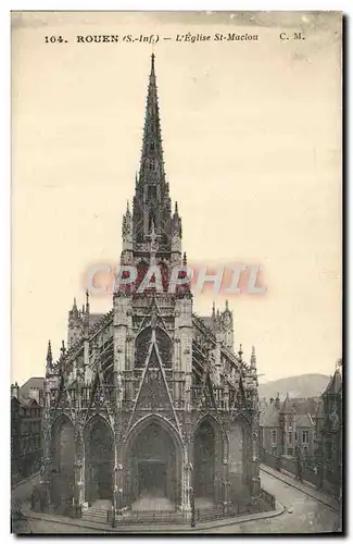 Cartes postales Rouen L&#39Eglise St Maclou