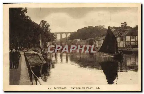 Cartes postales Morlaix Entree Du Port