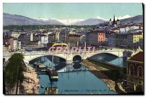 Cartes postales Geneve Vue Prise de St Jean