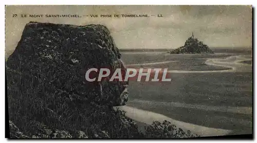Cartes postales Le Mont Saint Michel Vue Prise De Tombelaine