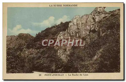 Cartes postales Pont d&#39Ouilly La roche du lion