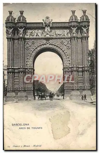 Cartes postales Barcelona Arco de TRiunfo