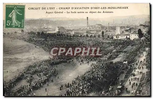 Cartes postales Avion Aviation Circuit de l&#39Est Champ d&#39aviation d&#39Issy les Moulineaux Aspect general L