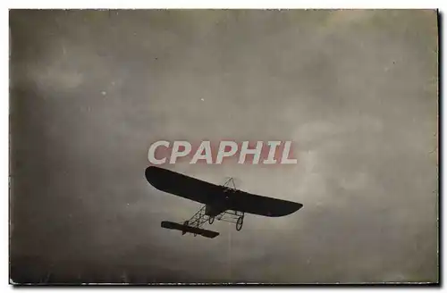 CARTE PHOTO Avion Aviation Bleville 1910