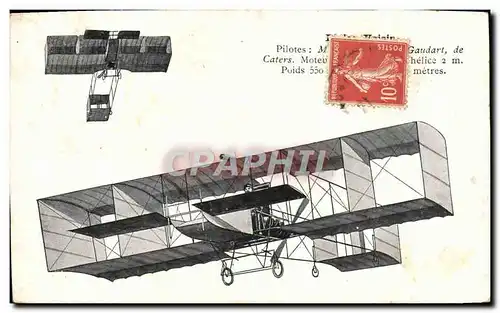 Cartes postales Avion Aviation