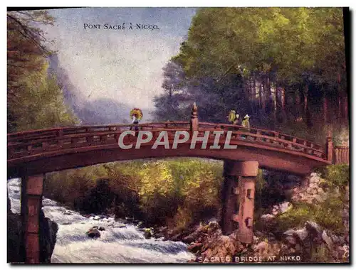Cartes postales Japon Nippon Pont sacre a Nicco