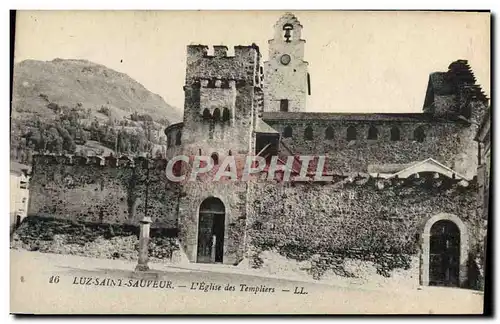 Cartes postales Luz Saint Sauveur L&#39Eglise des Templiers