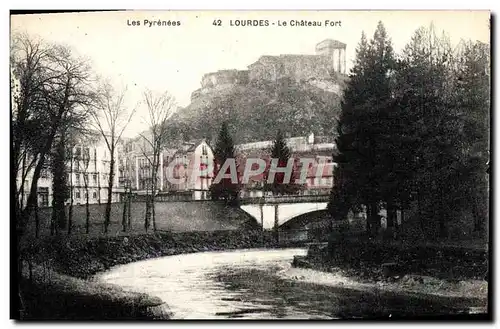 Cartes postales Lourdes Le Chateau Fort