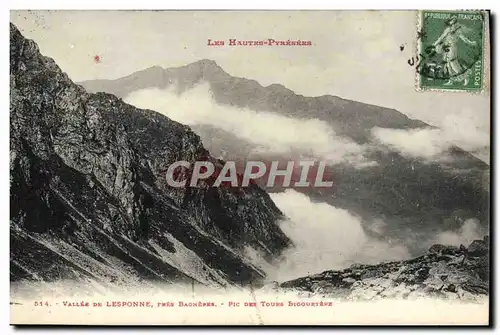 Ansichtskarte AK Vallee de Lesponne Pic des Tours Bigourtere