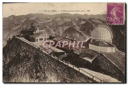 Cartes postales Pic du Midi L'observatoire