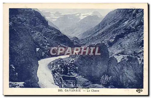 Cartes postales Gavarnie Le Chaos Caleche