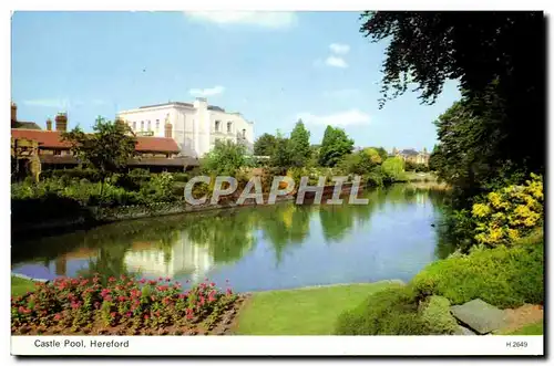 Cartes postales moderne Castle Pool Hereford