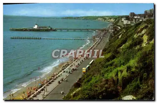 Cartes postales moderne The Pier And Cliffs Bournemouth
