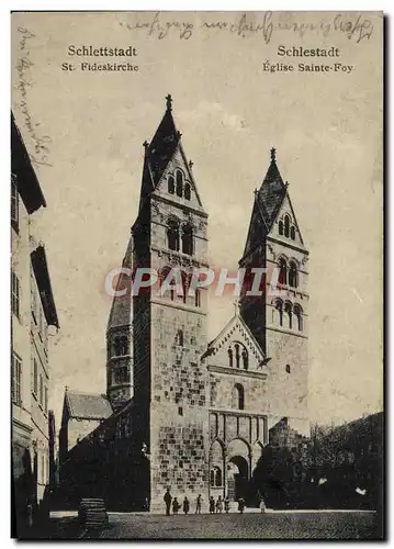 Cartes postales Schlestadt Eglise Sainte Foy