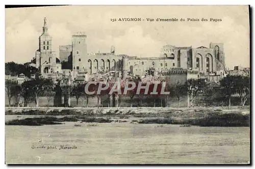 Cartes postales Avignon Vue D&#39Ensemble Du Palais Des Papes