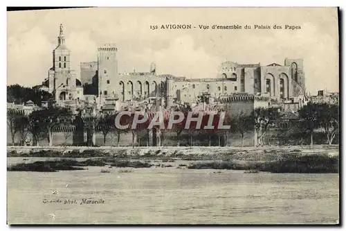 Cartes postales Avignon Vue D'Ensemble Du Palais Des Papes