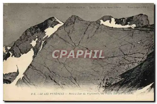 Cartes postales Les Pyrenees Revers Sud Du Vignemale Du Tapou