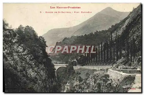 Cartes postales Gorge De St Sauveur Pont Napoleon