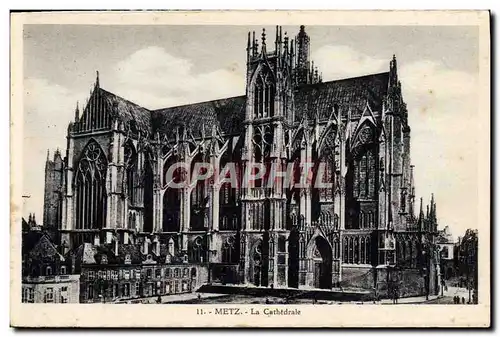 Cartes postales Metz La Cathedrale