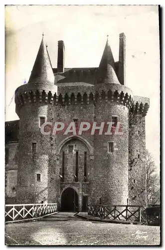 Cartes postales moderne Les Iffs Le chateau de Montmuran Le pont levis