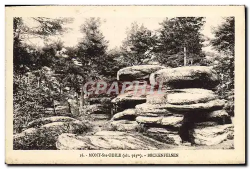 Cartes postales Mont Ste Odile Beckenfelsen