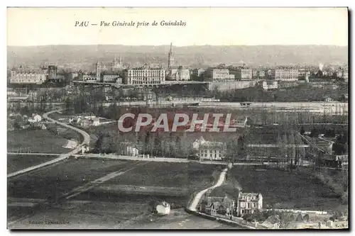 Cartes postales Pau Vue Generale Prise De Guindalos