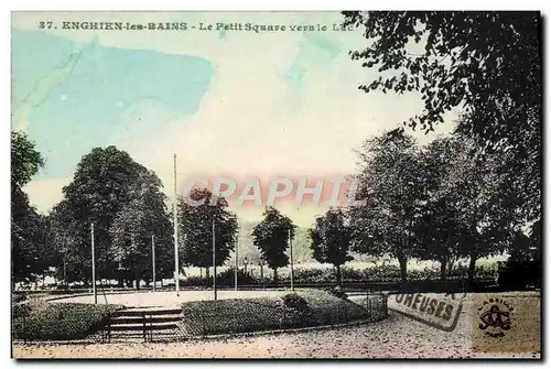 Cartes postales Enghien Les Bains Le Petit Square Vers Le Lac