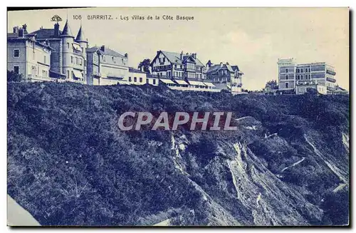 Cartes postales Biarritz Les Villas De La Cote Basque