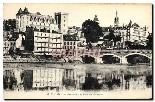 Cartes postales Pau Panorama Et Pont De Jurancon