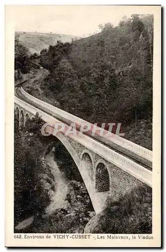 Cartes postales Environs de Vichy Cusset Les Malavaux Le Viaduc